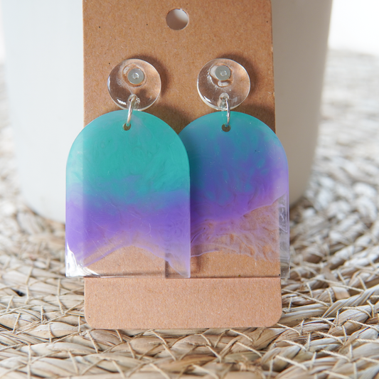 Resin earings