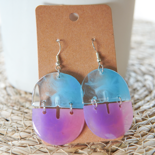 Resin earings