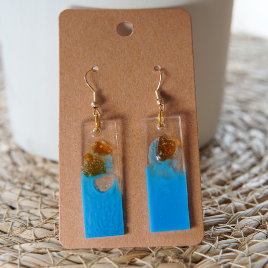 Resin earings